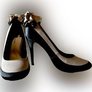 Black and Tan Karen Millen Shoes, Size 8M.